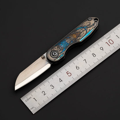 Pocket Knife EDC – New Play Yu Jingzi | ZDP189 M390 Titanium Engraving Multi Tool
