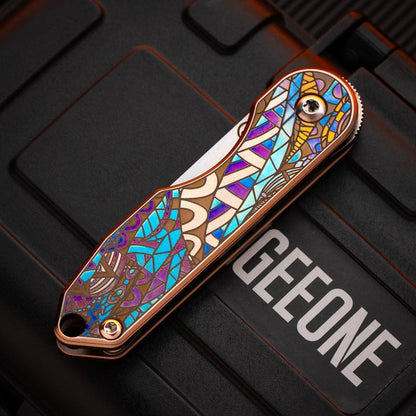 Pocket Knife EDC – New Play Yu Jingzi | ZDP189 M390 Titanium Engraving Multi Tool