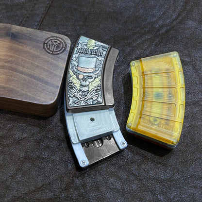 Clicker Slider – Novo Studio Box Magazine | Zirconium Ultem PEI EDC Push Slider