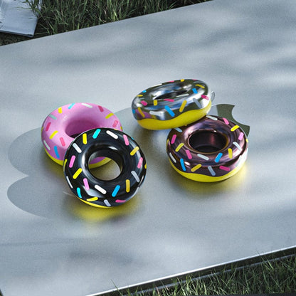 Fidget Coin – OS EDC Mini Donut | Stainless Steel Titanium Zirconium POM Haptic Coin