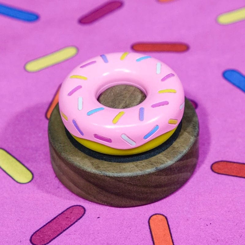 Fidget Coin – OS EDC Mini Donut | Stainless Steel Titanium Zirconium POM Haptic Coin