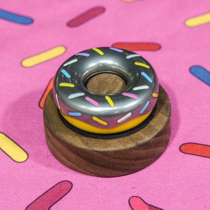 Fidget Coin – OS EDC Mini Donut | Stainless Steel Titanium Zirconium POM Haptic Coin