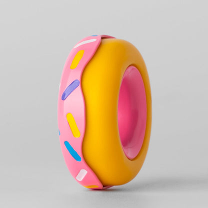 Fidget Coin – OS EDC Mini Donut | Stainless Steel Titanium Zirconium POM Haptic Coin