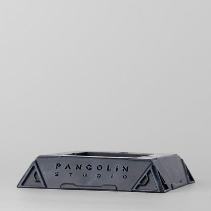 EDC Spinner Stand – Pangolin Pyramid Spinner Stand | Resin Stainless Steel Display Base