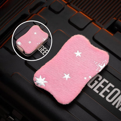 EDC Slider – Peacock Aura Sand | Stainless Steel Titanium Zirconium Sand Push Slider