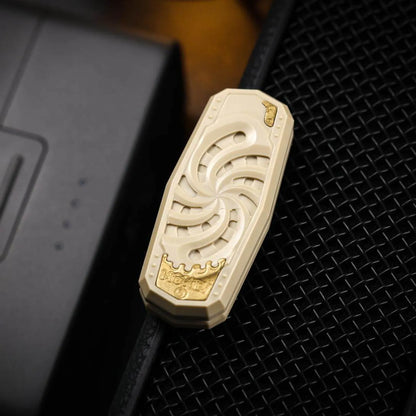 PEEK mechanical fidget slider with single click track