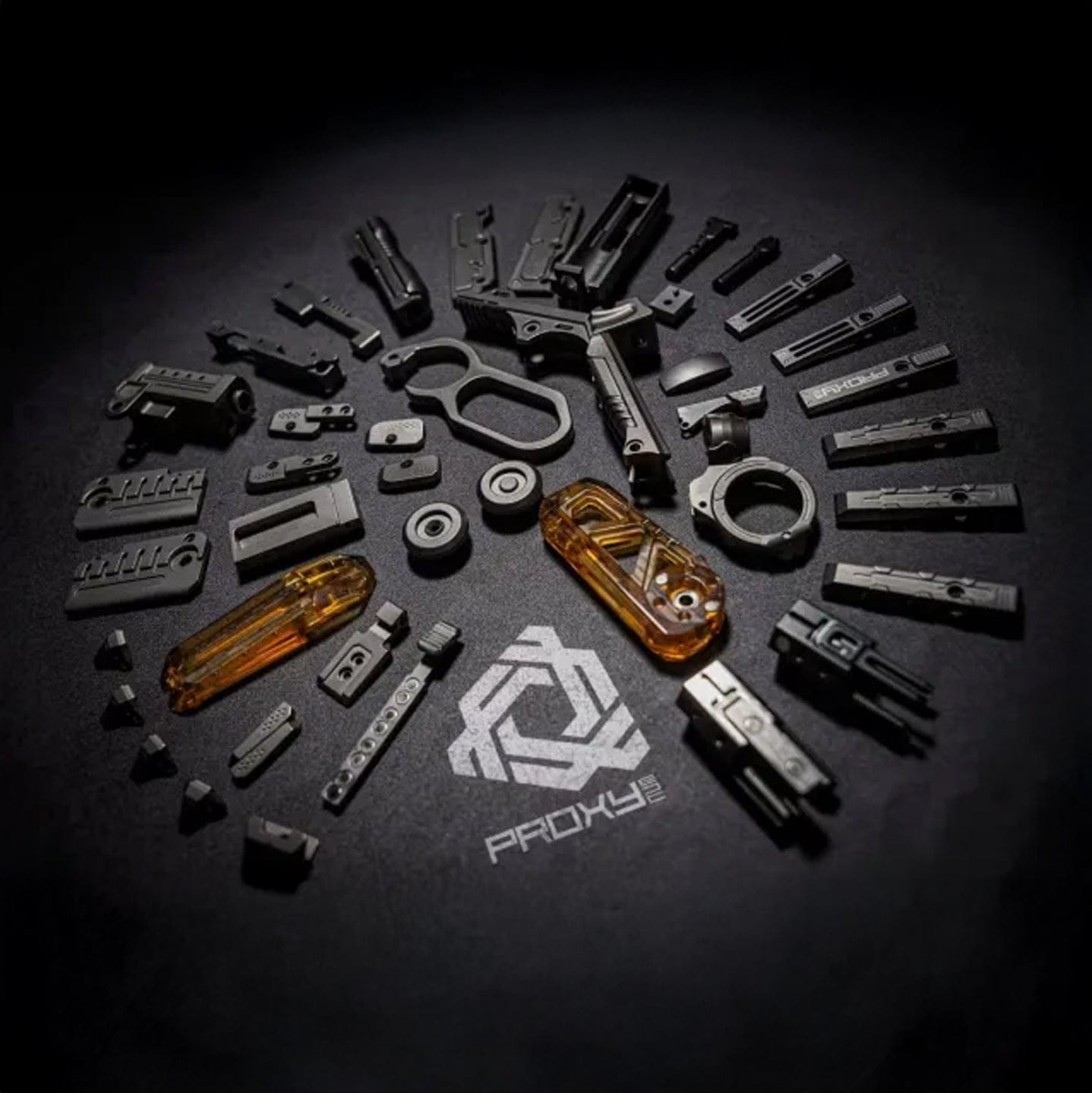Slider Fidget Toy – Proxy EDC Python Kit | Titanium EDC Modular Fidget System