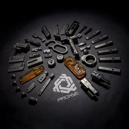 Slider Fidget Toy – Proxy EDC Python Kit | Titanium EDC Modular Fidget System