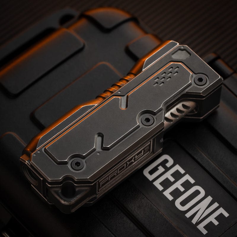 Mechanical Slider – Proxy EDC Cyborg Soul | Stainless Steel CNC EDC Push Slider