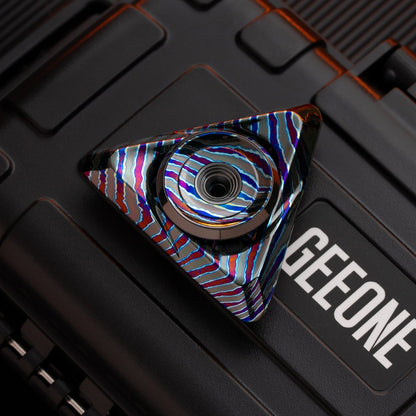 Precision Spinner – ROCK Ling Guang | Damascus Tungsten Zircuti EDC Fidget Spinner