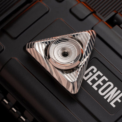 Precision Spinner – ROCK Ling Guang | Damascus Tungsten Zircuti EDC Fidget Spinner