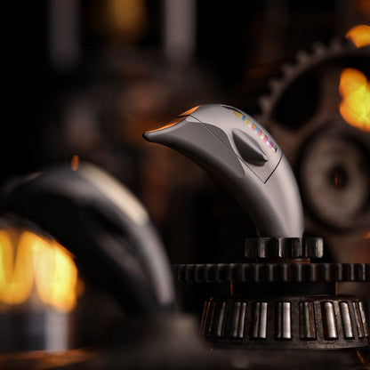Push Slider – Rogue Dolphin | Stainless Steel Zirconium EDC Fidget Slider