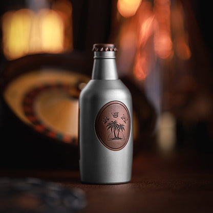 Fidget Slider – ROGUE RUM | Stainless Steel Copper Zirconium Brass Push Slider EDC