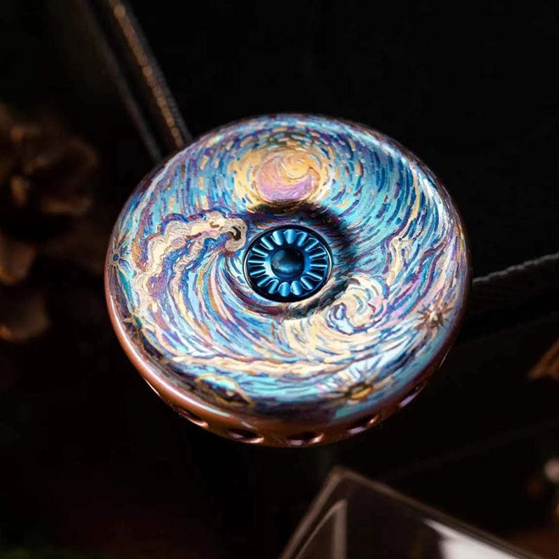 Precision Spinner – Bright Blood Eternal Flower | Stainless Steel Titanium Ceramic Coating EDC Gyro
