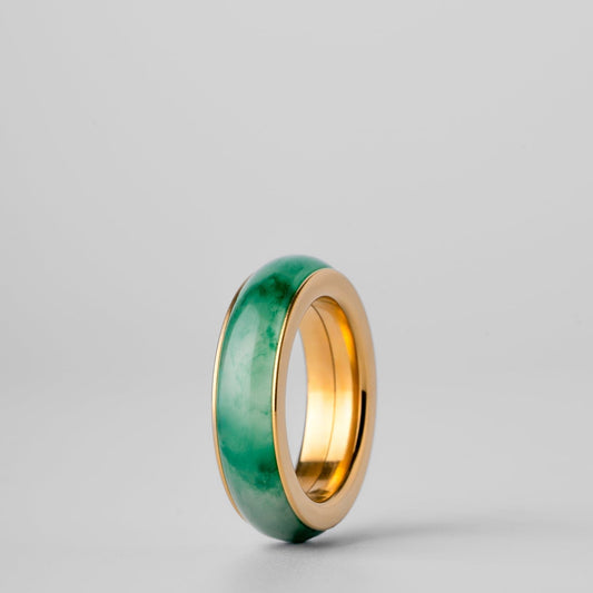 EDC Fidget Ring – S-X Technology She Jie | Jade African Jade Natural Stone Worry Ring