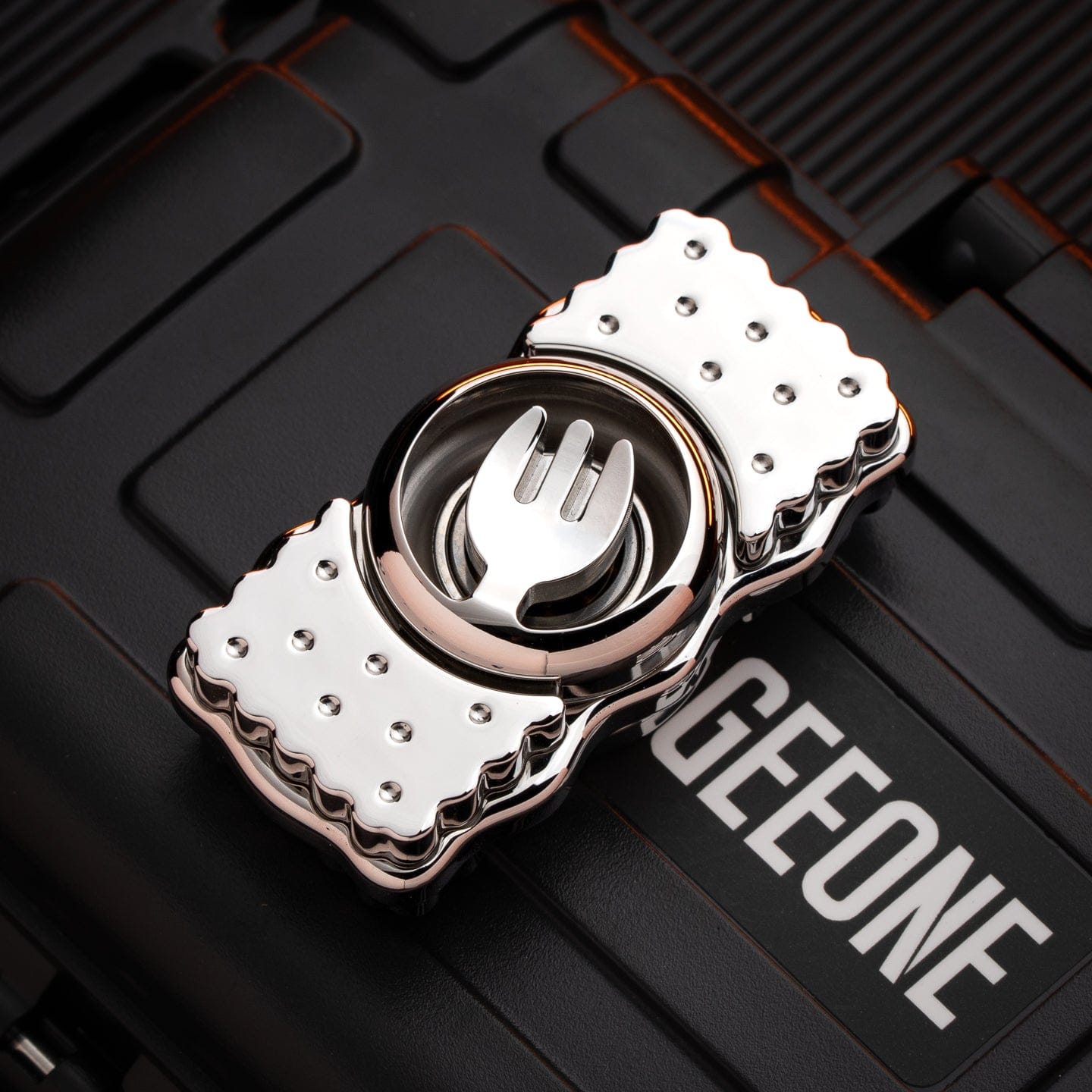 Fidget Spinner – SAO EDC Biscuit Spinner | PEEK Titanium Copper Zirconium EDC