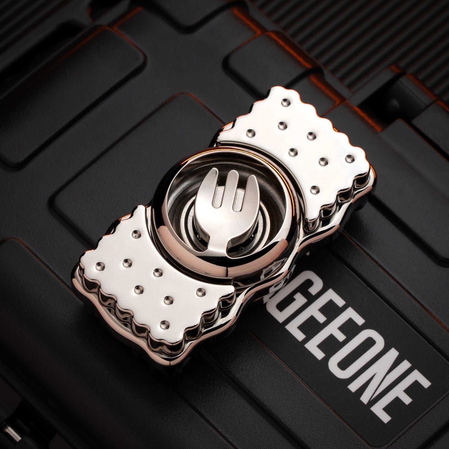 Fidget Spinner – SAO EDC Biscuit Spinner | PEEK Titanium Copper Zirconium EDC