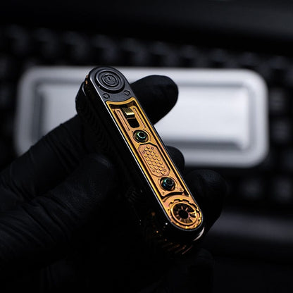 Mechanical Slider – SEKI Cyber Core | Zirconium EDC Push Slider Tactile Fidget