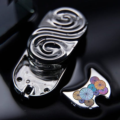 Fidget Slider – SEKI Ripple 2.0 Rain | Zirconium Stainless Steel Shell Coating EDC Push Slider