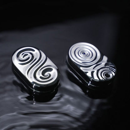 Fidget Slider – SEKI Ripple 2.0 Rain | Zirconium Stainless Steel Shell Coating EDC Push Slider