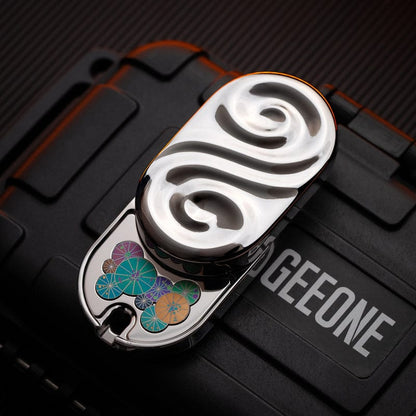Fidget Slider – SEKI Ripple 2.0 Rain | Zirconium Stainless Steel Shell Coating EDC Push Slider