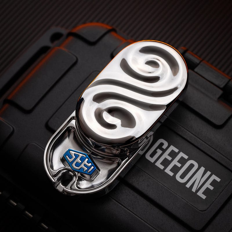 Fidget Slider – SEKI Ripple 2.0 Rain | Zirconium Stainless Steel Shell Coating EDC Push Slider