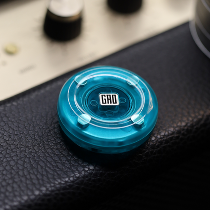 Motor Jelly Magnetic Fidget Spinner in Five Colorways — Ice Blue Luminous + UV Light