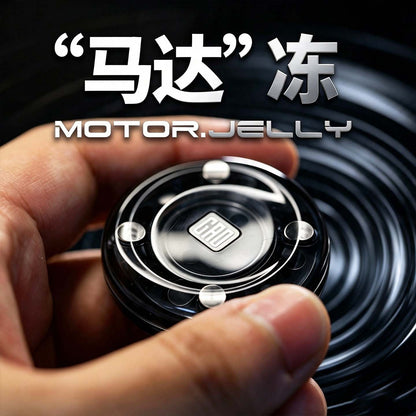 Motor Jelly Magnetic Fidget Spinner in Five Colorways — Ink Black