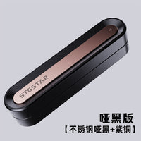 Matte Black Stainless Steel + Copper