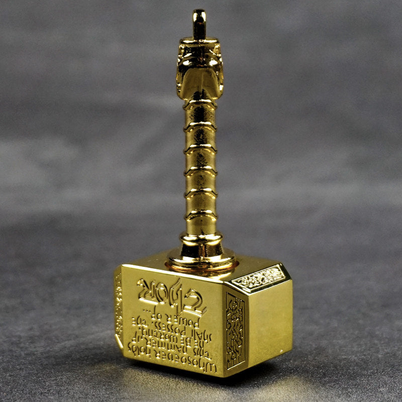 New-Version Hammer-Shaped Alloy Fidget Toy — New Version Gold-Tone
