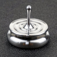 Silver Stainless Steel Top + Base