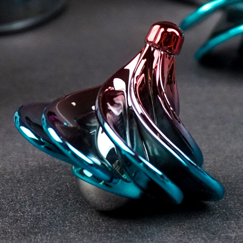 Airflow Spiral Spinning Top — No. 3 Blue-Gold Gradient