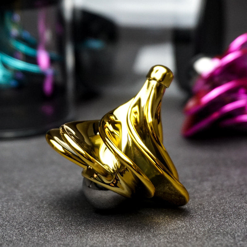 Airflow Spiral Spinning Top — Gold