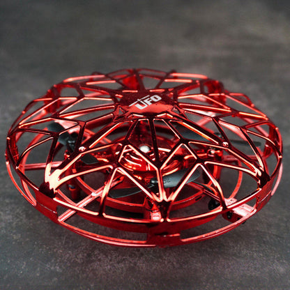 Hand-Guided Flying UFO Toy — Plated Red