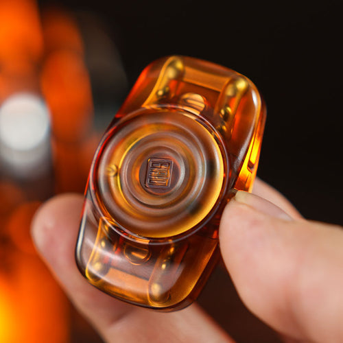 Nampoo Armor-Opening Fidget Spinner — Amber Light Edition