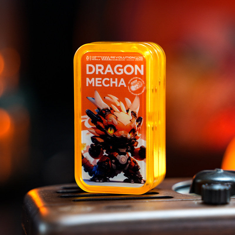 SPYSTAR Candy Three-Layer PC Magnetic Fidget Slider — Orange - Mecha Dragon
