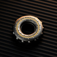Stainless-Steel Body / Brass Inlay — Base Ring