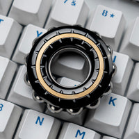 Zirconium-Alloy Body / Brass Inlay — Base Ring