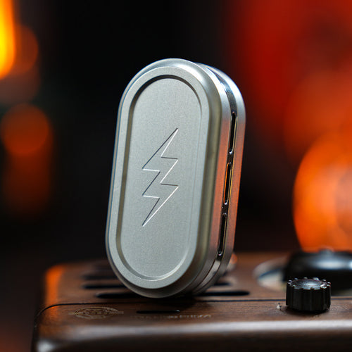 Zeus 2.0 Stainless-Steel and Titanium-Alloy Tuning-Fork Fidget Slider — 2.0 Stainless Steel + Titanium Alloy