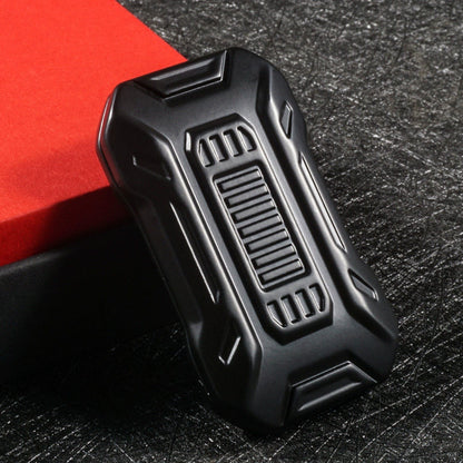 Black Style A slider with angular corners and a ribbed center panel.