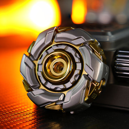 08 Zinc-Alloy Opening-Armor Fidget Spinner Sets — Silver / Gold — Standard Set
