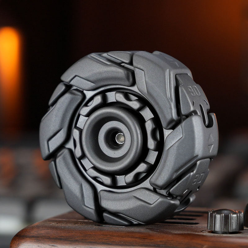 08 Zinc-Alloy Opening-Armor Fidget Spinner Sets — Dark Gray — Standard Set