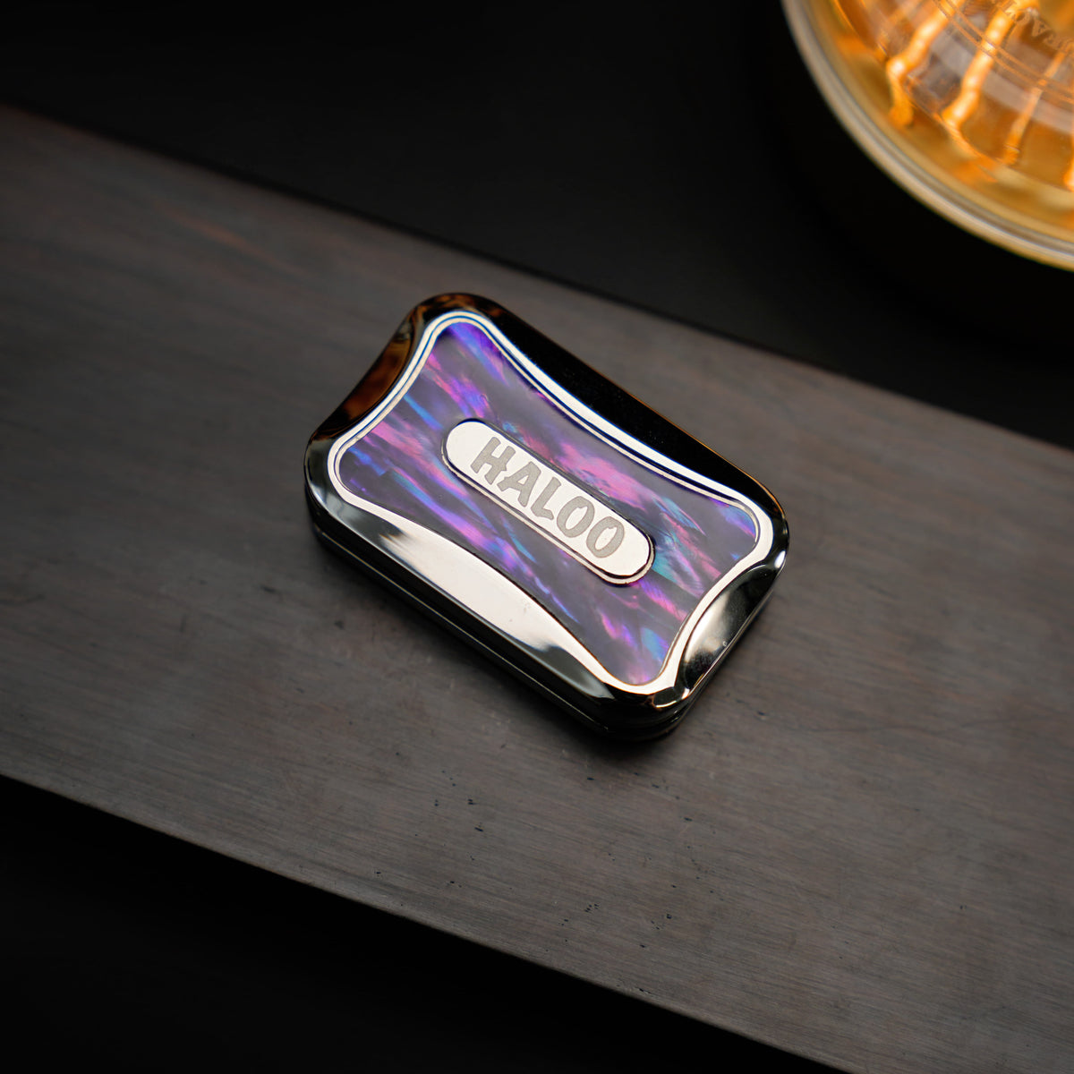 HALOO Auriga EDC Fidget Slider — Silver