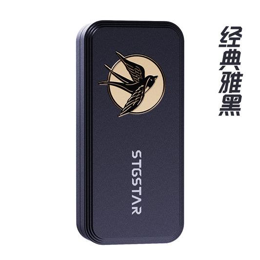Swallow Mechanical Fidget Slider — Black