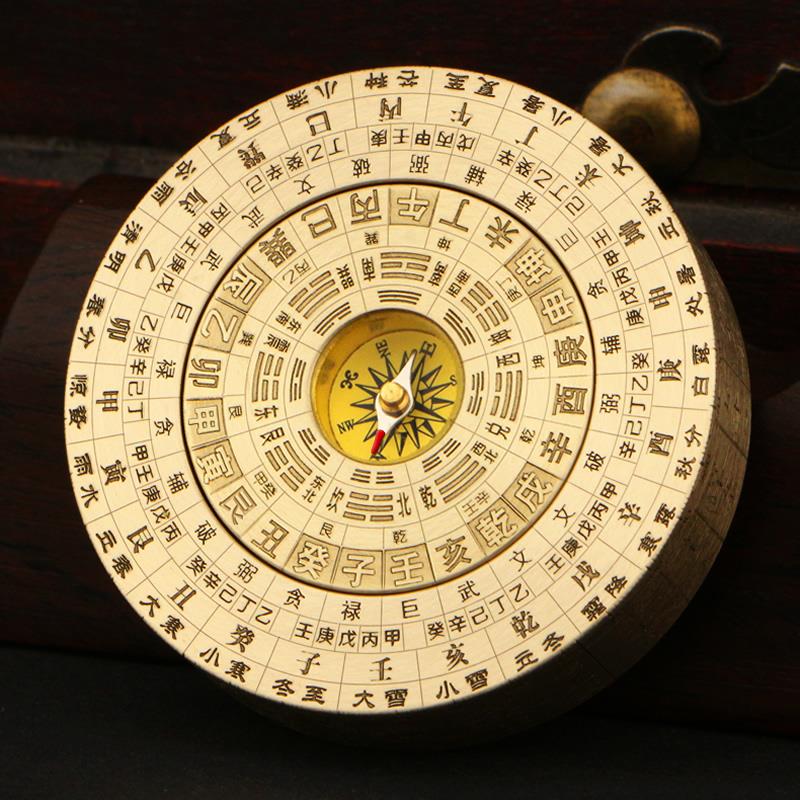 Brass Compass-Style Diagram Fidget Spinner — Brass Compass-Style Diagram