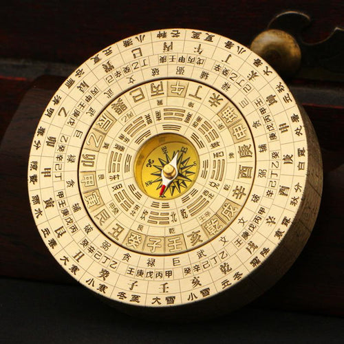 Brass Compass-Style Diagram Fidget Spinner — Brass Compass-Style Diagram