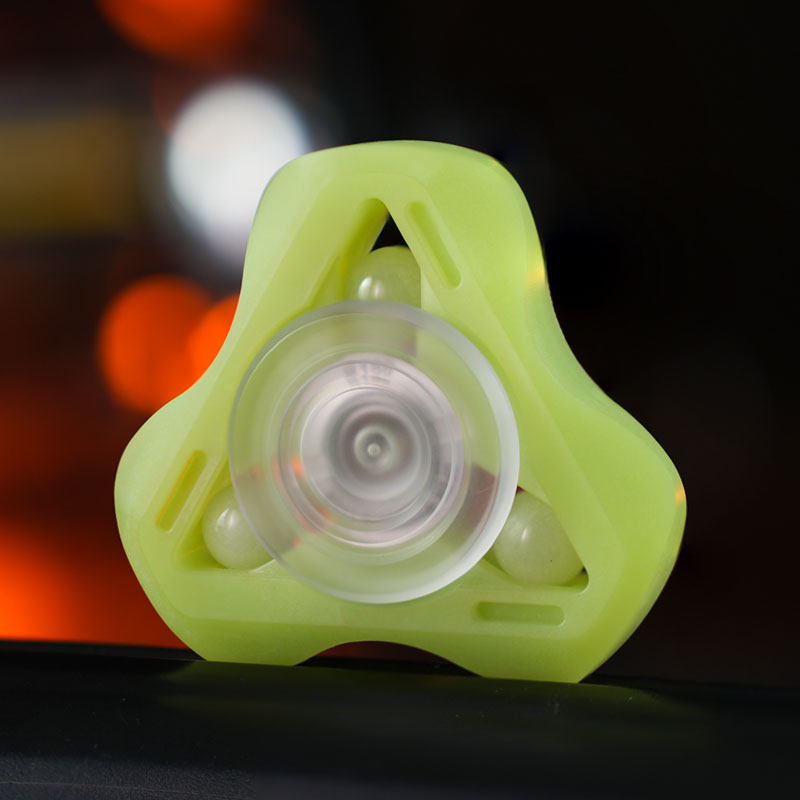 Spirit Fox V3 Open-Frame Fidget Spinner — V3 Resin — Glow
