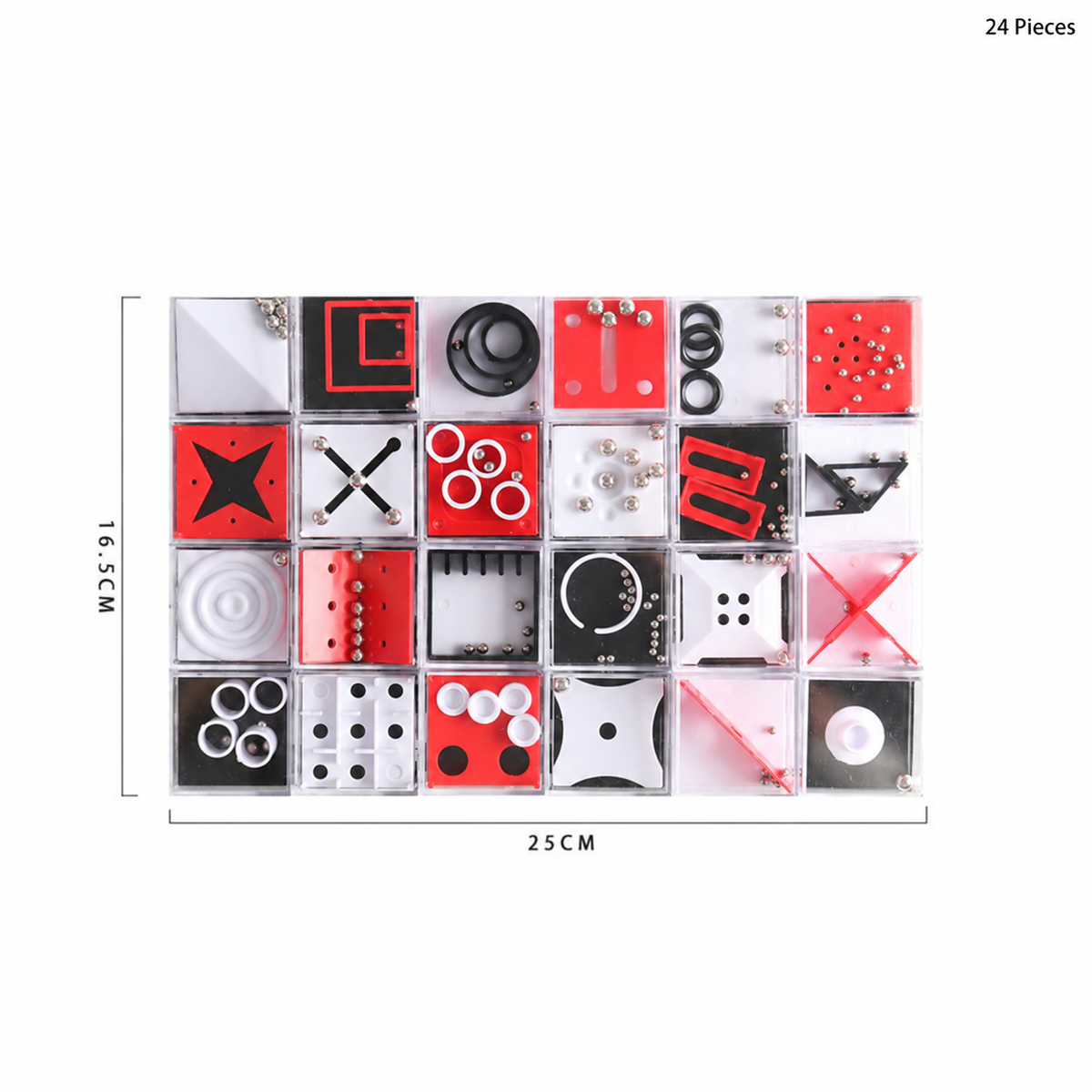 Mini Balance Puzzle Box Set — Assorted Balance Puzzle Box Set — 24 Pieces