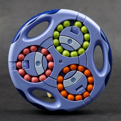 Rotating Bead Puzzle — Blue