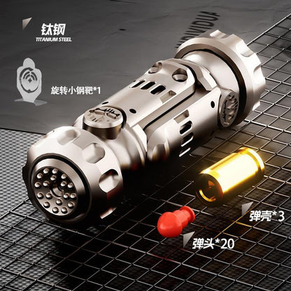 Vented Capsule Dart Launcher Toy Set — Gray